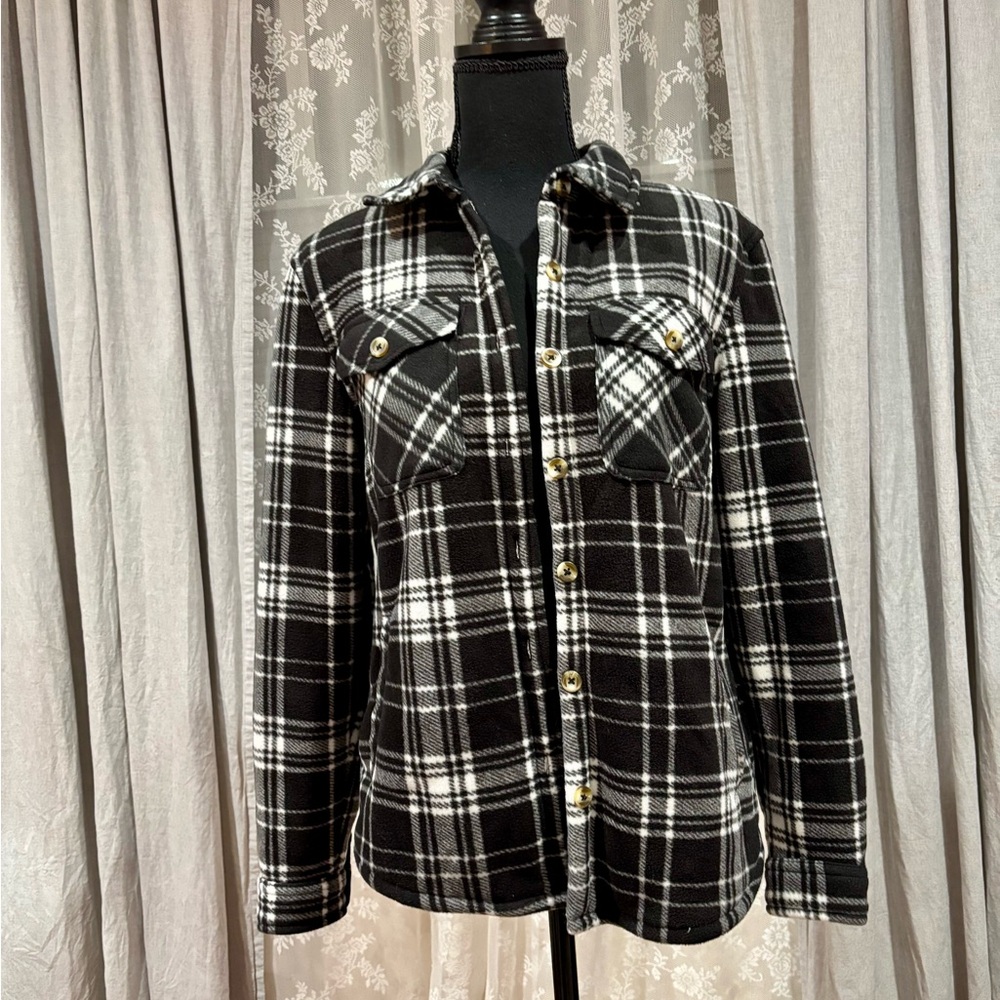 Sage Ladies' Plush Shirt Jacket
